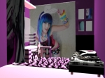 Leda Monster Bunny, emo, fan, make up, teenager teenage emo, emo girl, purple, pink, black, green, punk, gooty, blue, asian, scene, hairstyle,sexy girls, sexy leda, bunny, sexy bunny, bunny bedroom,